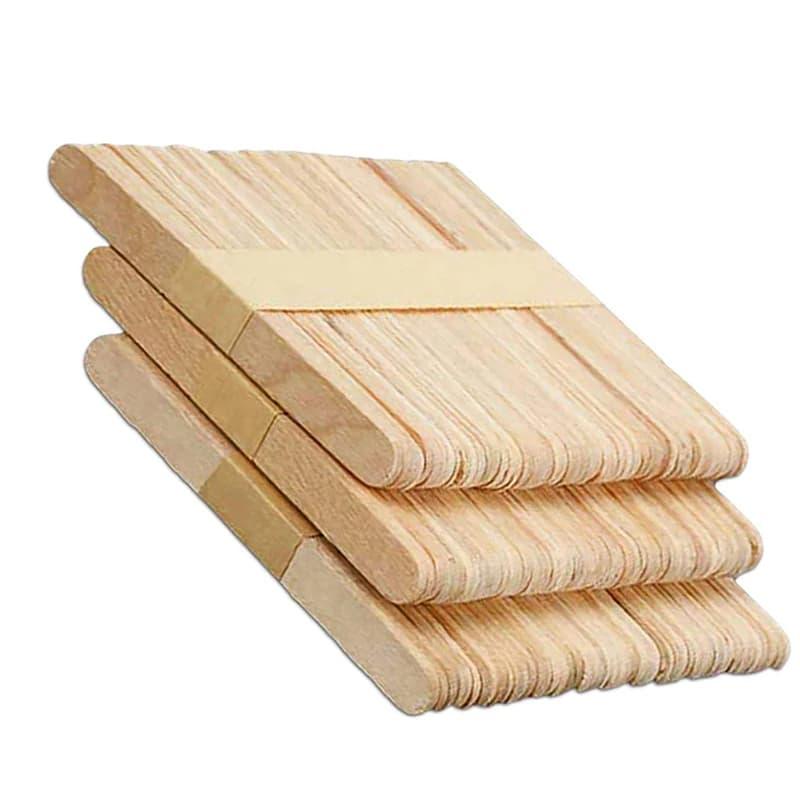 Wooden Ice Cream Sticks 50 pcs Set - Trendha