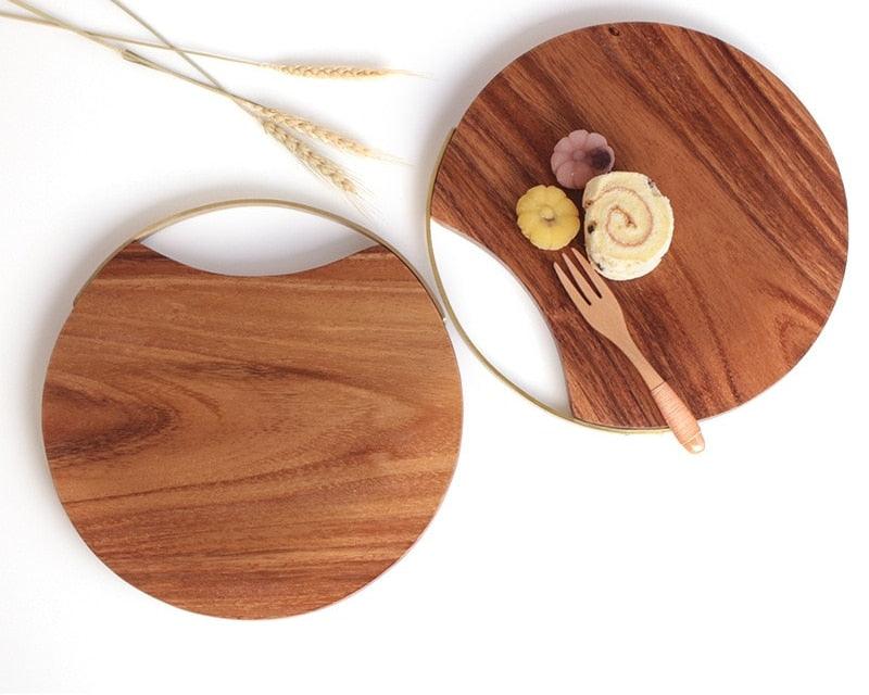 Wooden Round Kitchen Cutting Board - Trendha