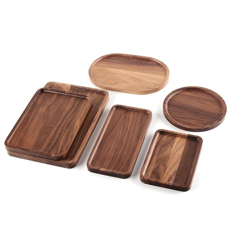 Wooden Serving Tray in 2 Shapes - Trendha