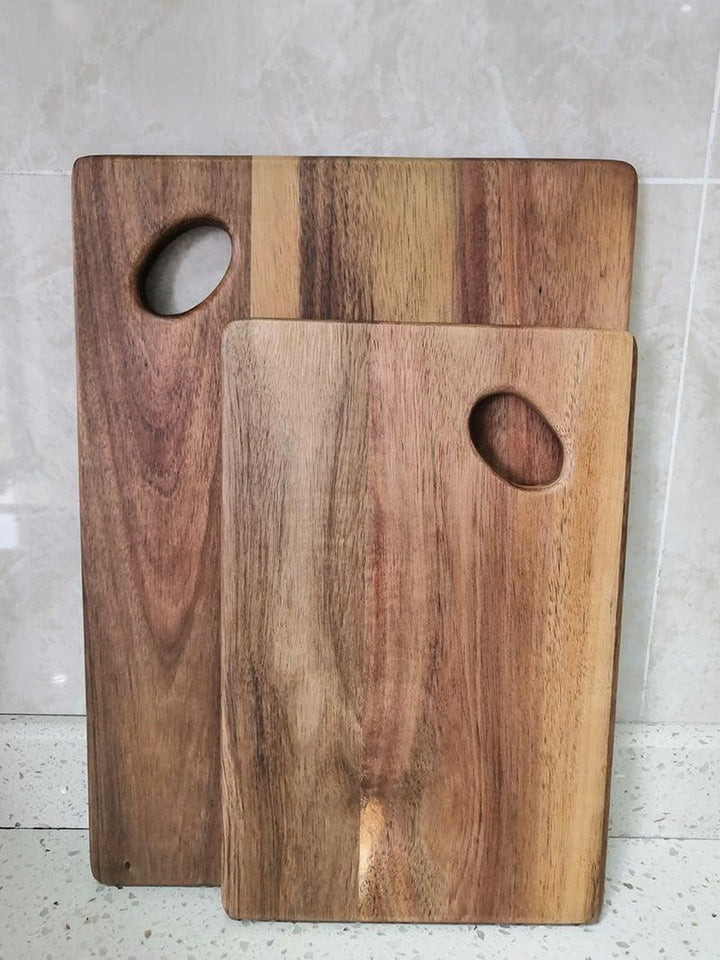 Zebra Acacia Wood Cutting Board - Trendha